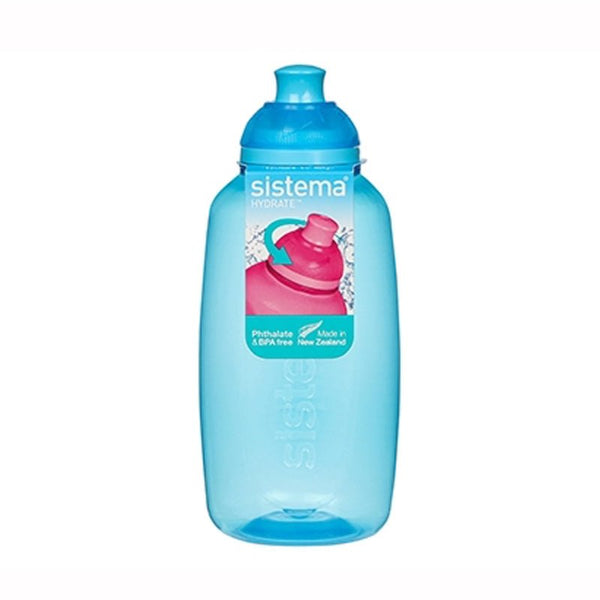 Sistema Twist and Sip drikkeflaske, 380 ml blå