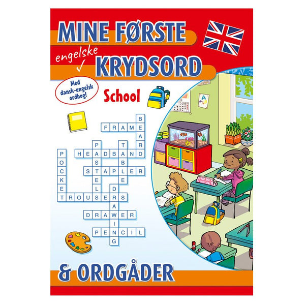 Mine første engelske krydsord og ordgåder, School
