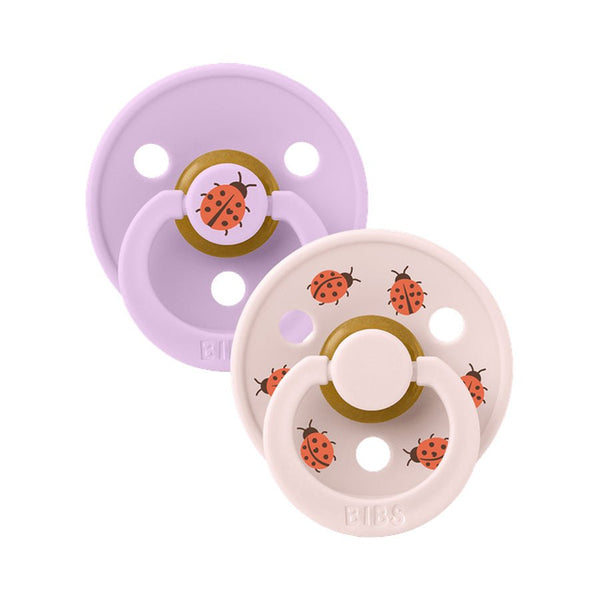 BIBS 2 - Pak Studio Colour Sut Str 2 - Ladybug Violet Sky Mix