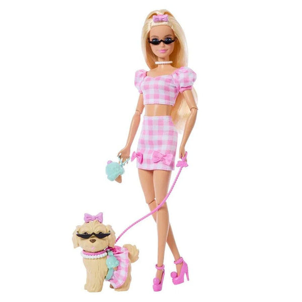 Barbie Twinning, sløjfer og hund med matchende tøj