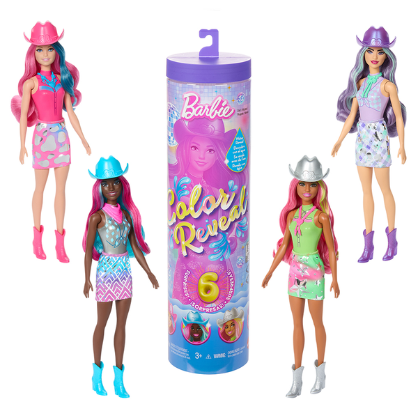 Barbie color reveal disco star, asst