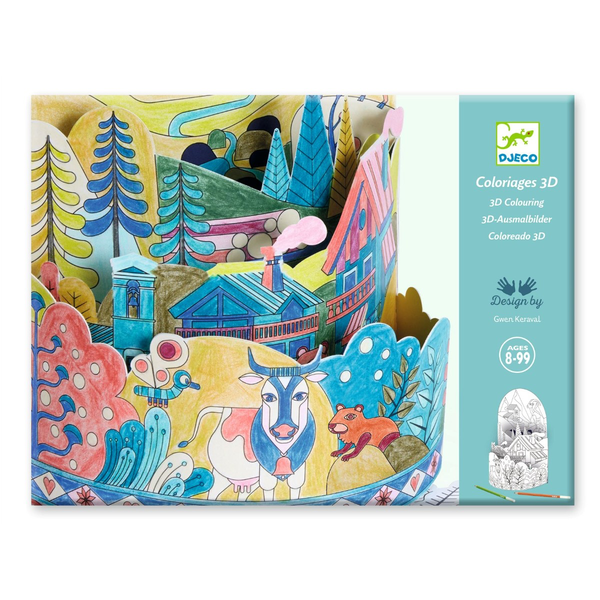Djeco Kreativ diorama, På toppen af verden
