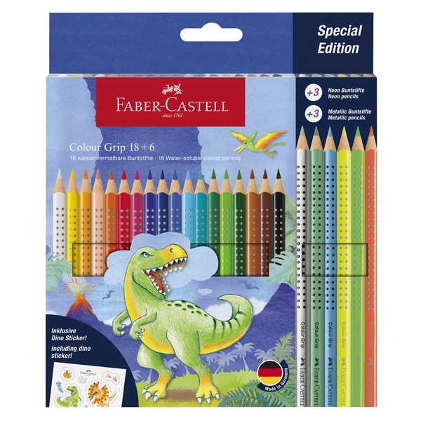 Faber - Castell grip 2001 akvarel, dino