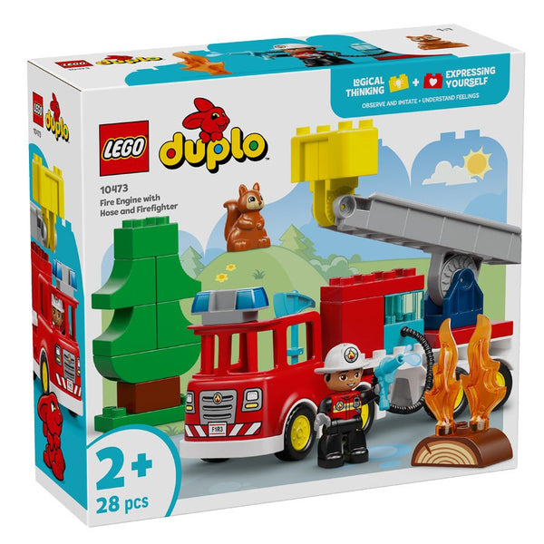 LEGO® DUPLO Bandbil Med Slange Og Brandmand