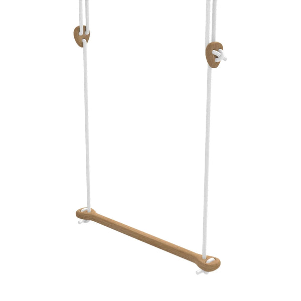 Lillagunga Trapez, eg, hvid reb, 2 - 2,80 m