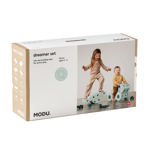 MODU Dreamer Sæt, 33 Dele - Ocean Mint/Forest Green