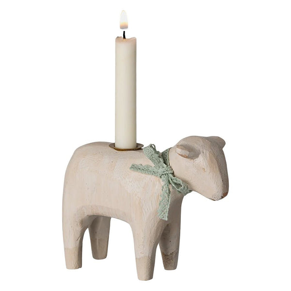 Maileg Lysestage Lam, Mint