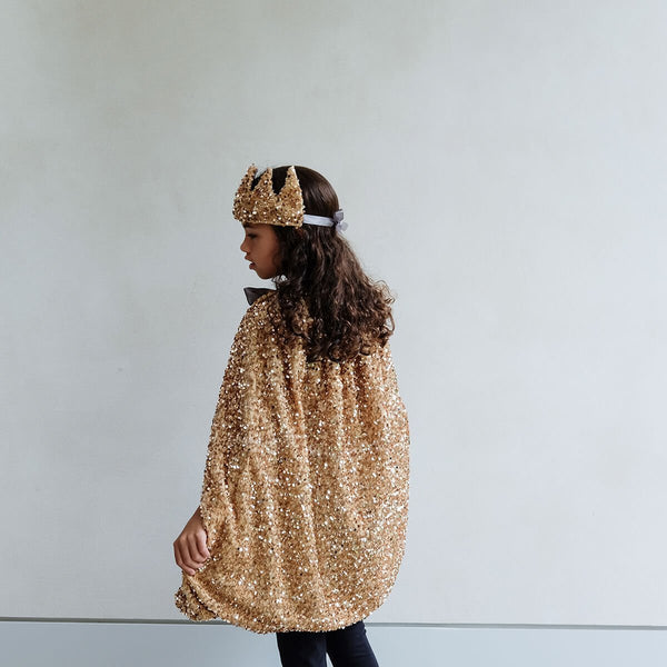 Mimi & Lula Vendbar Krone, Gold Sequin