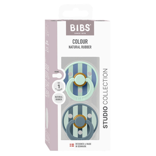 BIBS Studio Line 2 - pak sut str 1 nordic mint petrol mix
