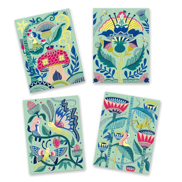 Djeco scratch kort, Fantasihaven