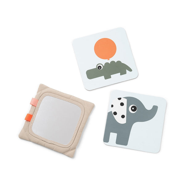 Done by Deer Baby contrast kort holder, Deer friends sand