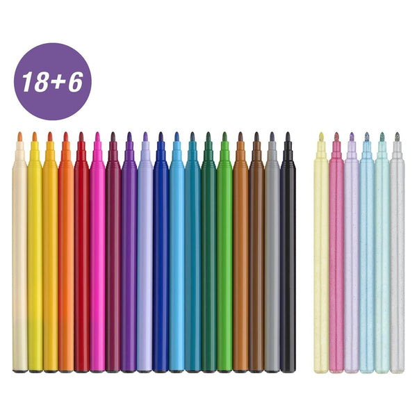Faber - Castell Tusser 18 + 6 Pastel, Enhjørning