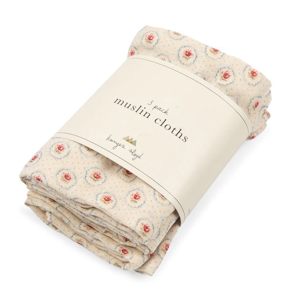 Konges Sløjd 3 - Pak Muslin Stofble, Mirage