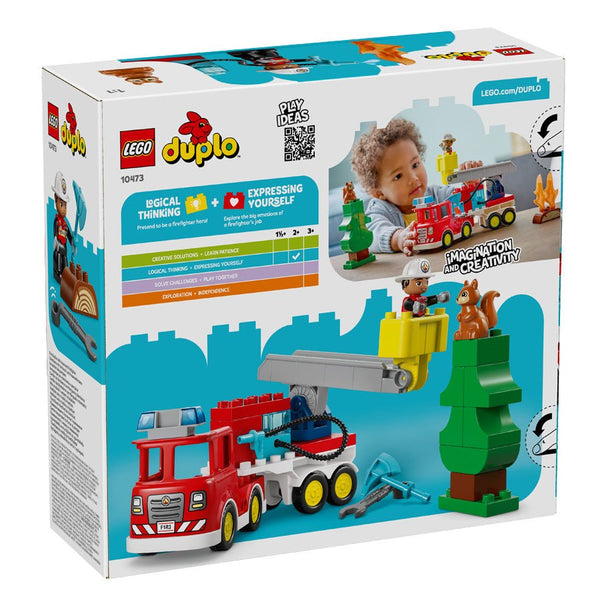 LEGO® DUPLO Bandbil Med Slange Og Brandmand