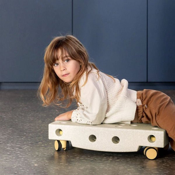 MODU Rullebræt, 5 Dele - Sand Grey/Honey Yellow