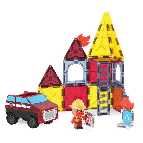 Magna - Tiles Brand - Og Redningsstation, 27 dele