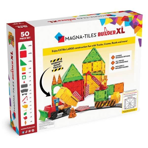 Magna - Tiles Byggepladssæt XL 50 stk