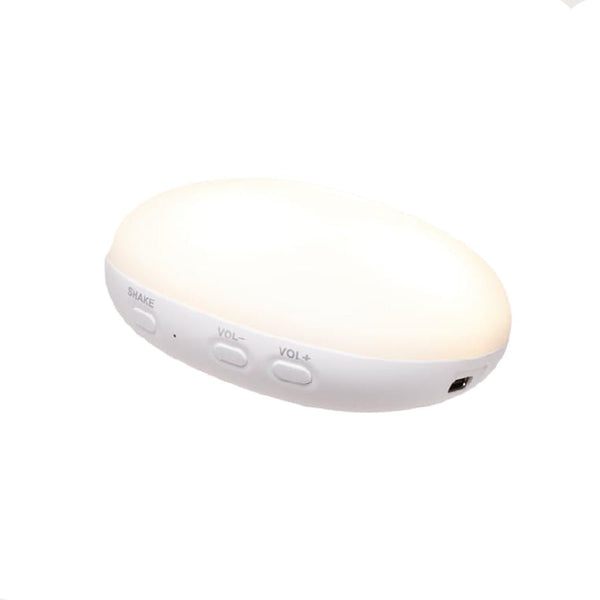 Moonie 2.0 The Humming Bjørn med lampe, silver