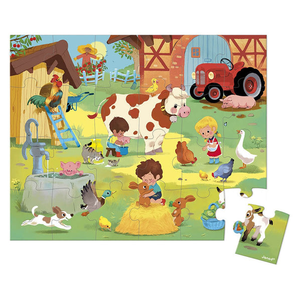 Puzzle A Day at the farm - 24 brikker