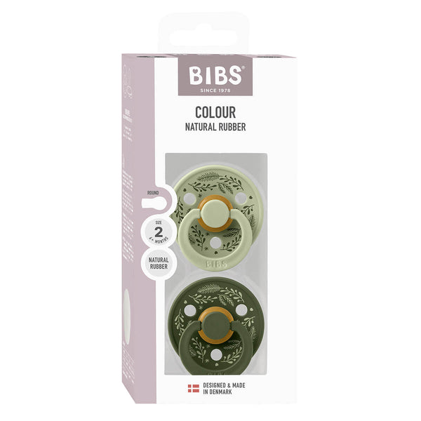 Bibs Holiday Leaf 2 - Pak Colour Sut Str 2, Sage/Hunter Green