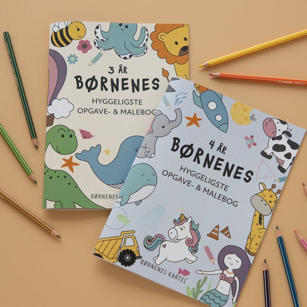 Børnenes hyggeligste malebog, 3 år