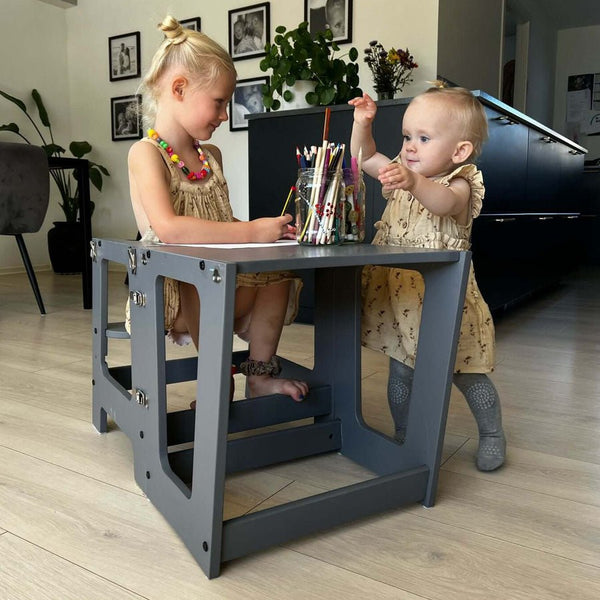 Hemmingsen Kids Maya læringstårn pro, grå