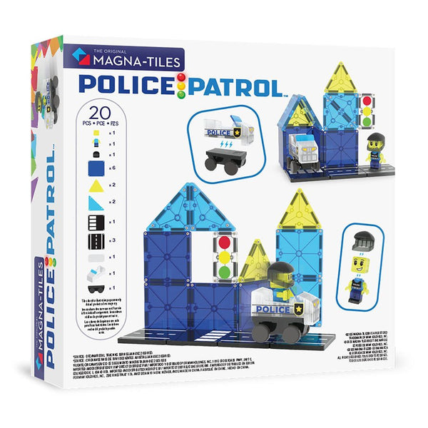 Magna - Tiles Politipatrulje, 20 Dele