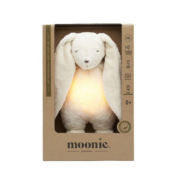 Moonie 2.0 Organic Humming kanin med lampe, polar