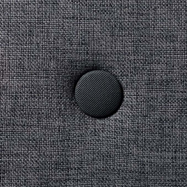 by KlipKlap 3 Fold sofa single, blågrå med grå knap