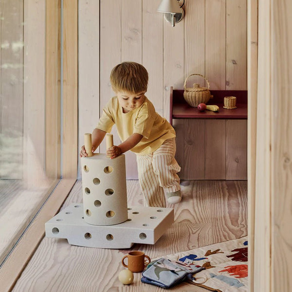 MODU Curiosity Sæt, 13 Dele - Sand Grey/Honey Yellow