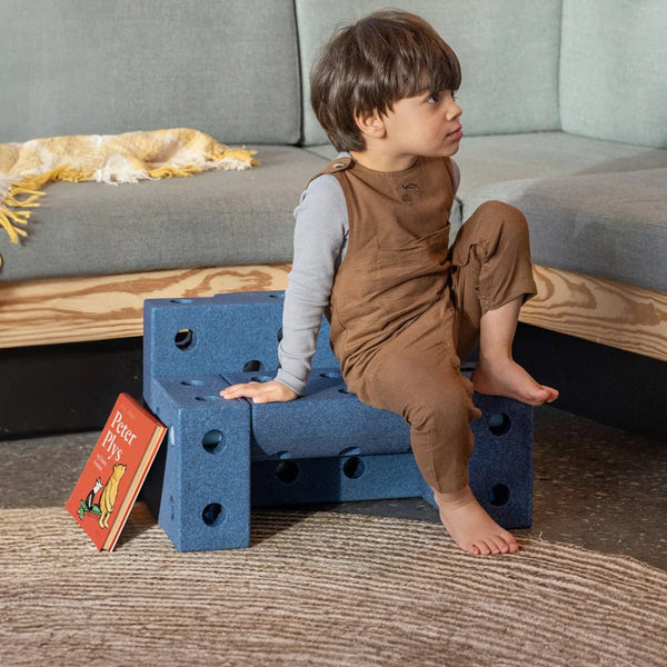 MODU Explorer Sæt, 19 Dele - Deep Blue/Sky Blue