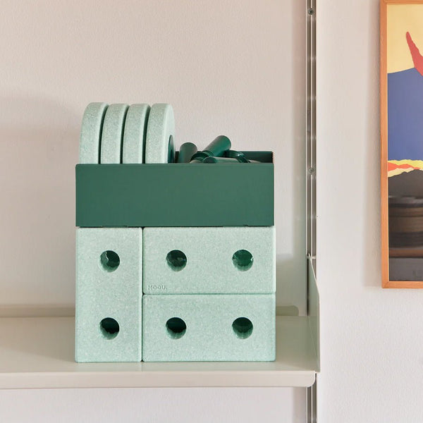 MODU 3 - i - 1 Gåvogn, 17 Dele - Ocean Mint/Forest Green