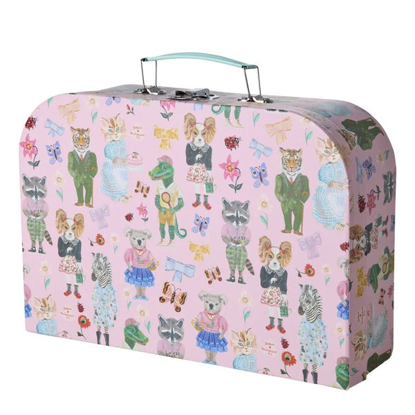 RICE Papkuffert 3 - pak med Nathalie Lété Print, Pink
