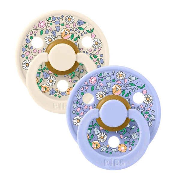 BIBS 2 - Pak Colour Liberty Chloe Meadow Sut, Str 2 - Ivori / Hush