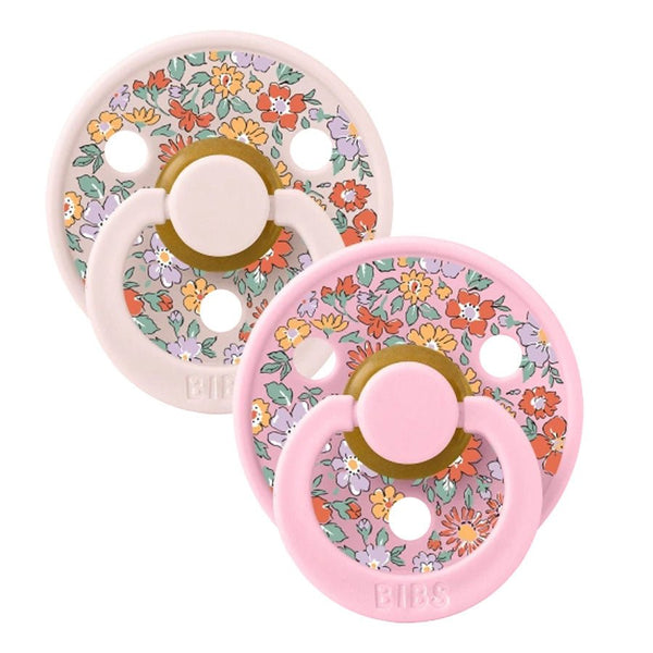 BIBS 2 - Pak Colour Liberty Oscar Meadow Sut, Str 2 - Petal / Baby Pink