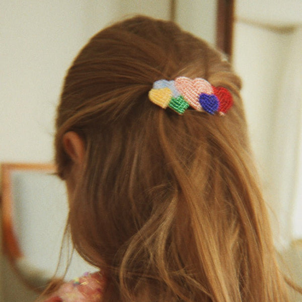 Hjerte Perle Hårclips i Coeur Colore