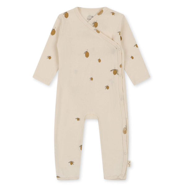 Konges Sløjd newborn onesie, lemon C 6M