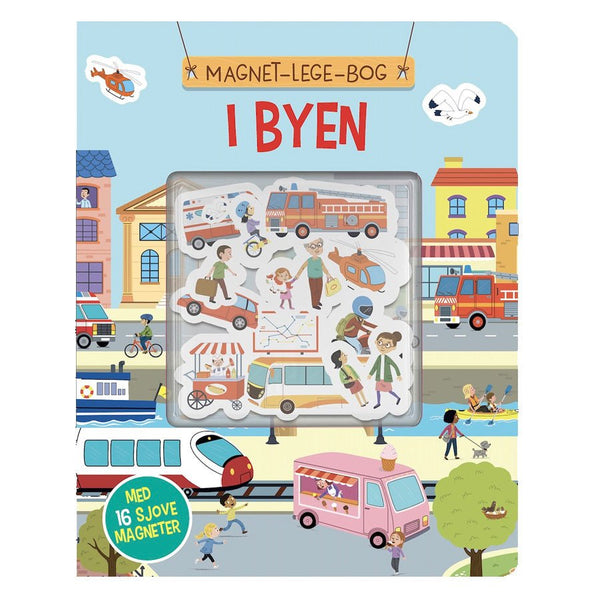 Magnet - lege - bog: I Byen