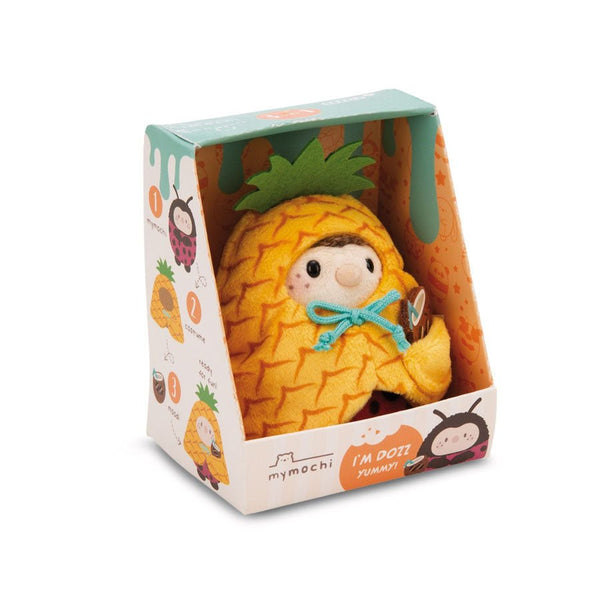 Mariehønen Dozz i Kostume med Ananas og Kokos (8 cm)