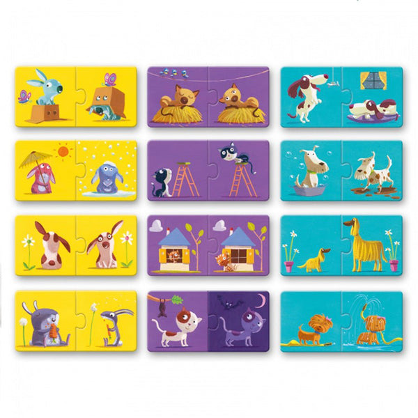 Puzzle Duo med Modsætninger
