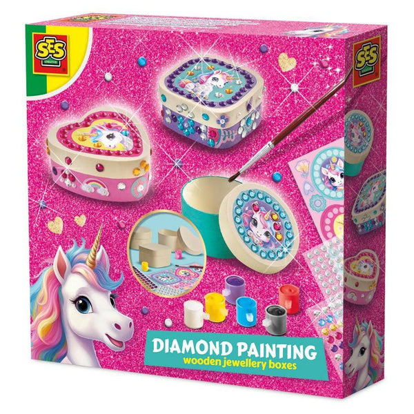 Smykkeskrin med Diamant Mosaik