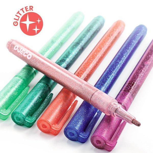 Sweet Glitter Markers (6 stk)