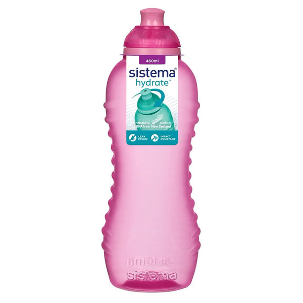 Twist 'n' Sip Flaske i Pink (460 ml)
