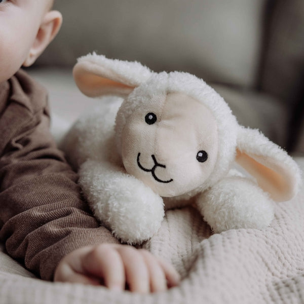 Rosie Genopladelig Hjertelydsbamse i Beige