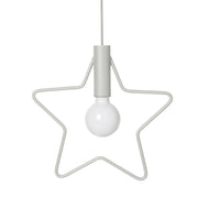 Ferm Living stjernelampe, lys grå