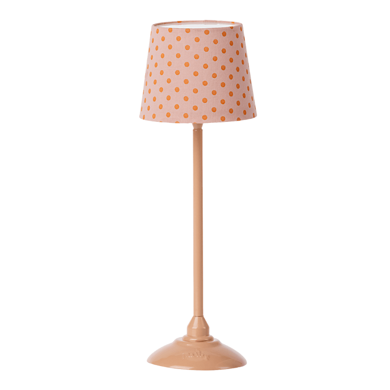 Maileg miniature gulvlampe, Mørk Pudder