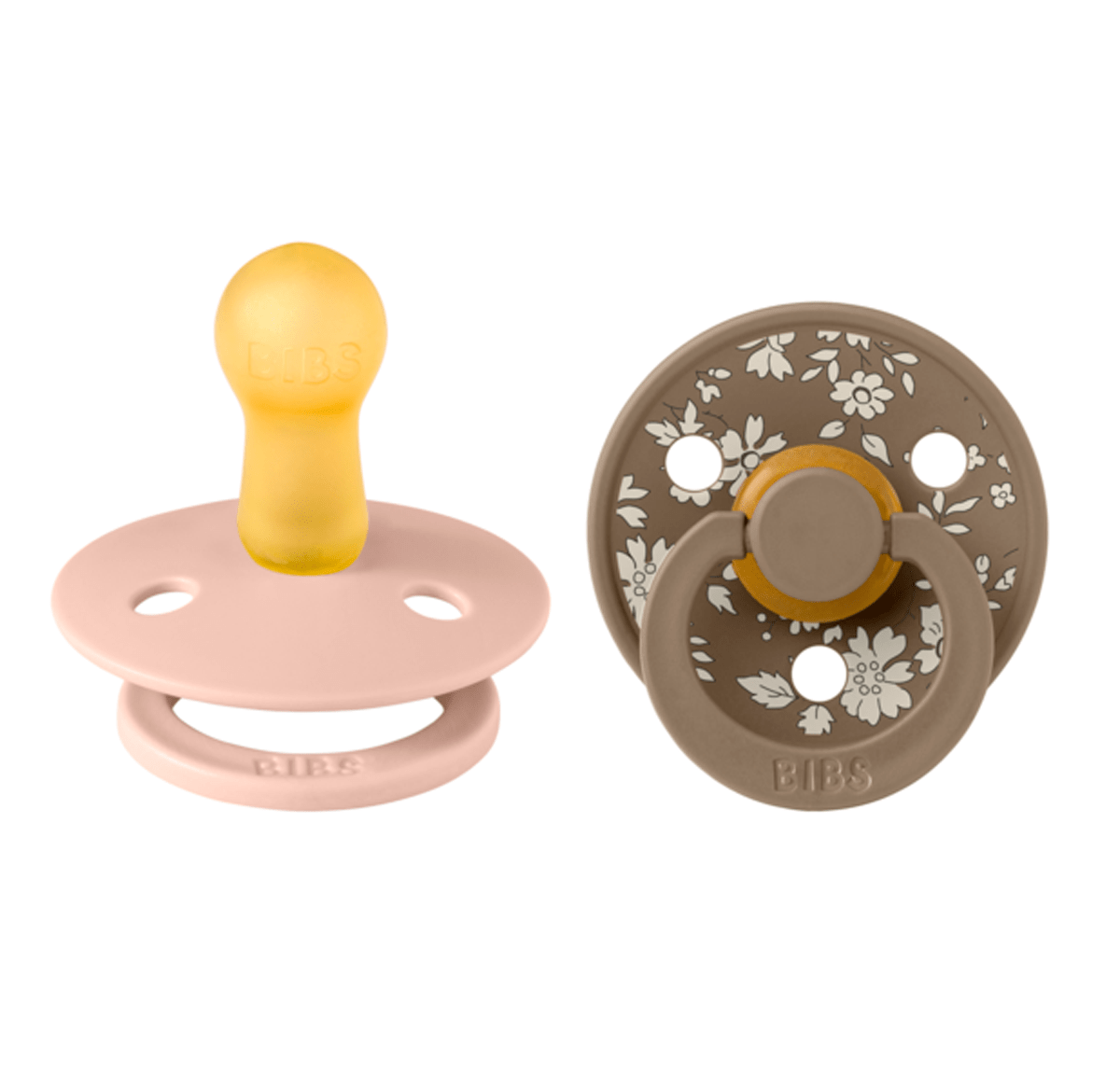 BIBS 2 pk Liberty sut, str 2 capel / blush mix