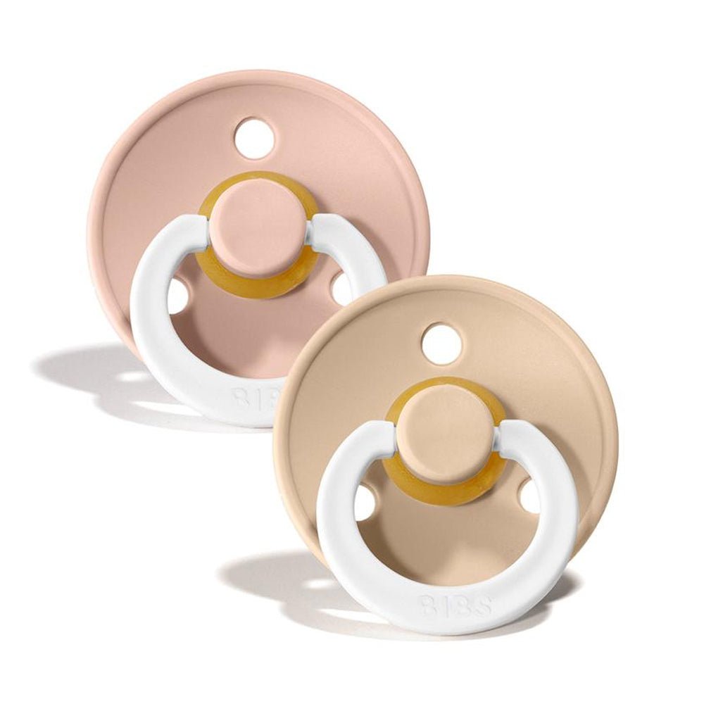 Bibs 2 - pak rund sut, str 2 - Blush NIGHT/Vanilla NIGHT