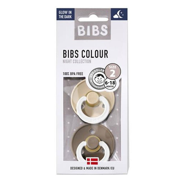 Bibs 2 - pak rund sut, str 2 - Vanilla NIGHT/Dark Oak NIGHT