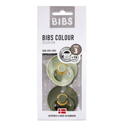 Bibs 2 - pak rund sut, str 3 - Sage/Hunter Green